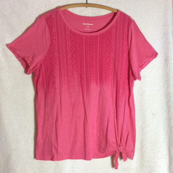 RuffHewn cotton tee with side waist knot cotton - Picture 1 of 1